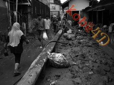 Kerusakan Akibat Banjir Bandang di Kabupaten Bandung