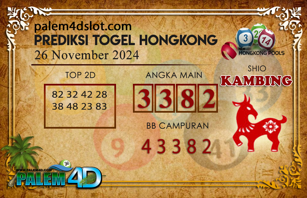 Prediksi Togel HONGKONG Palem4D 26 NOVEMBER 2024